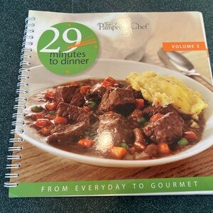 Pampered Chef 29 min dinner recipe book